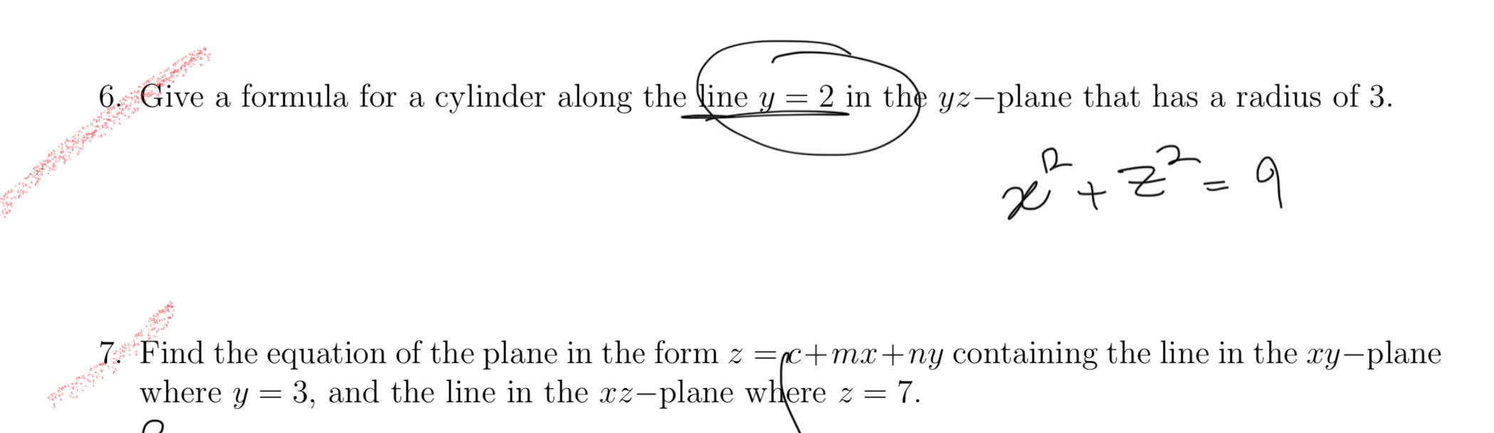 (vector calc) | Chegg.com