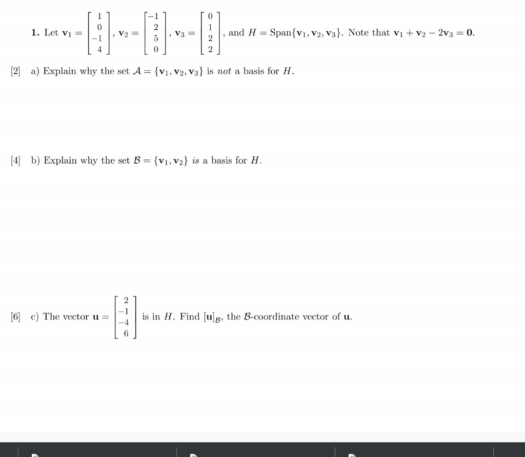 Solved 1 V 14 4 4 Hasaulio R Sono Due V 1 Chegg Com