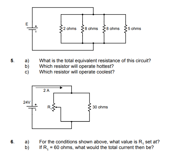 8 ohms   8 ohms in series