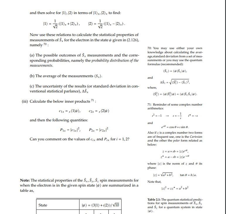 Solved The focus here is to calculate the statistical | Chegg.com