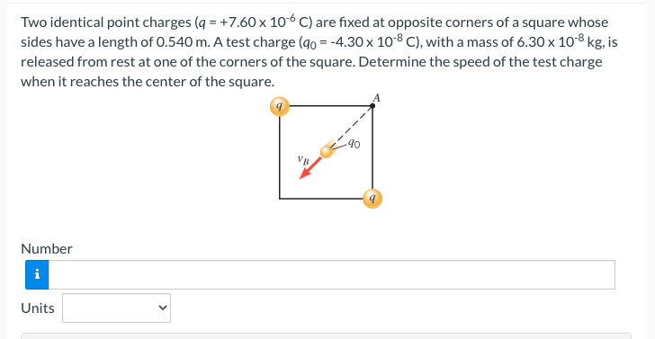 Solved Two identical point charges (q= 7 60×10−6C) are fixed Chegg com
