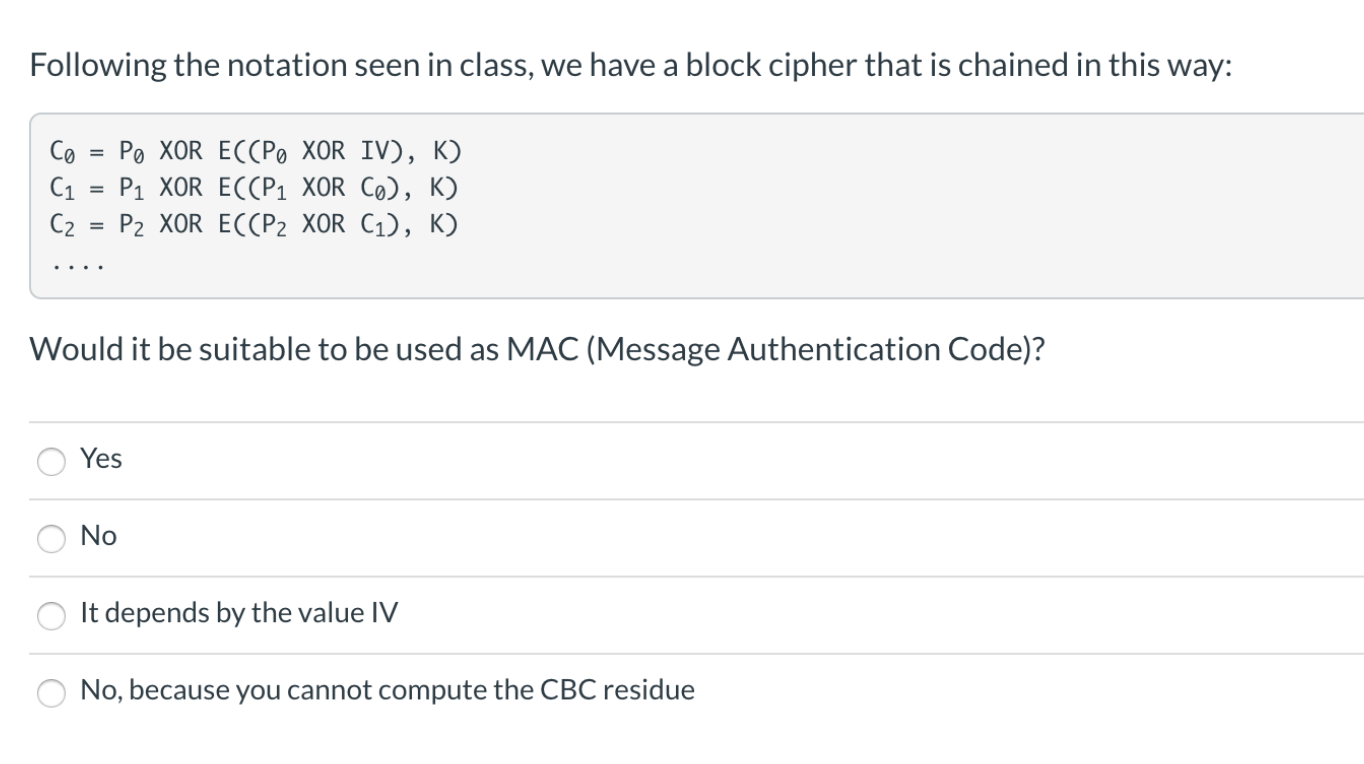 Solved Following the notation seen in class, we have a block | Chegg.com