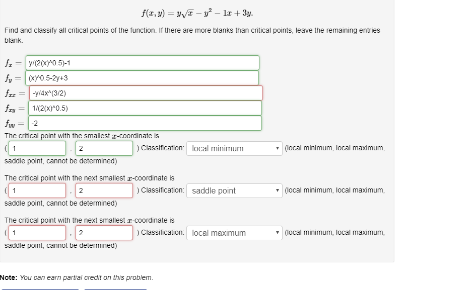 Solved Find and classify all critical points of the | Chegg.com