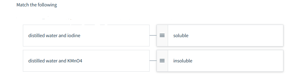 Solved Match the following | Chegg.com