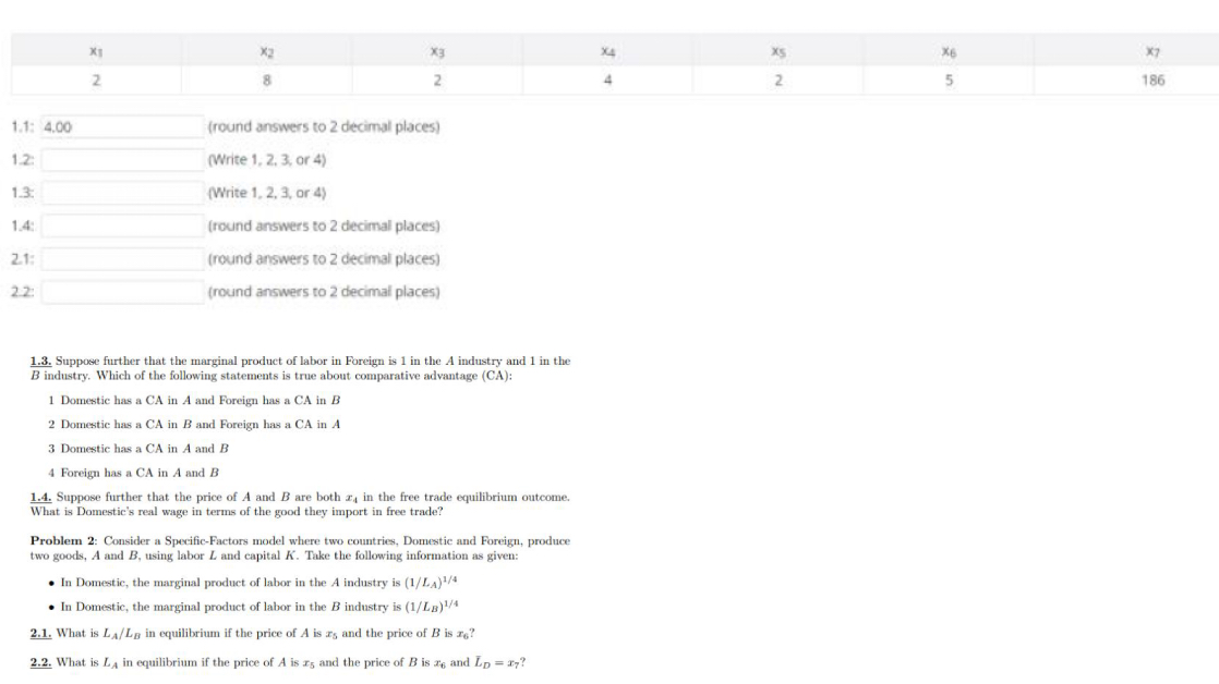 Solved 1.1: (round answers to 2 decimal places) 12 (Write 1, | Chegg.com