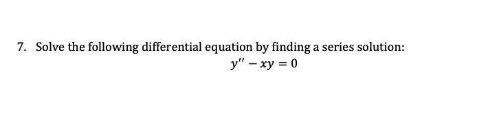 Solved Solve the following differential equation by finding | Chegg.com