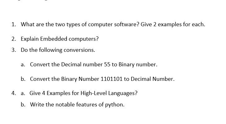 types of computer software examples