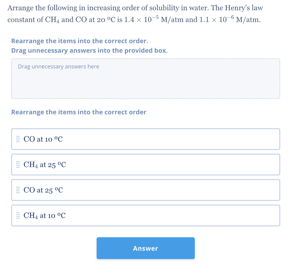 Solved Arrange the following in decreasing order 4.1 m² 410