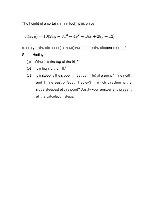 solved-the-height-of-a-certain-hill-in-feet-is-given-by-chegg
