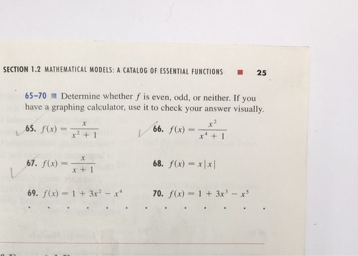 Solved SECTION 1.2 MATHEMATICAL MODELS A CATALOG OF