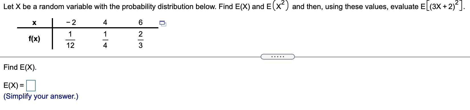 Solved Let X be a random variable with the probability | Chegg.com
