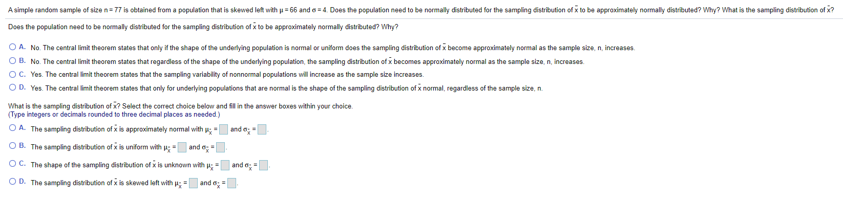 Solved A simple random sample of size n= 77 is obtained from | Chegg.com