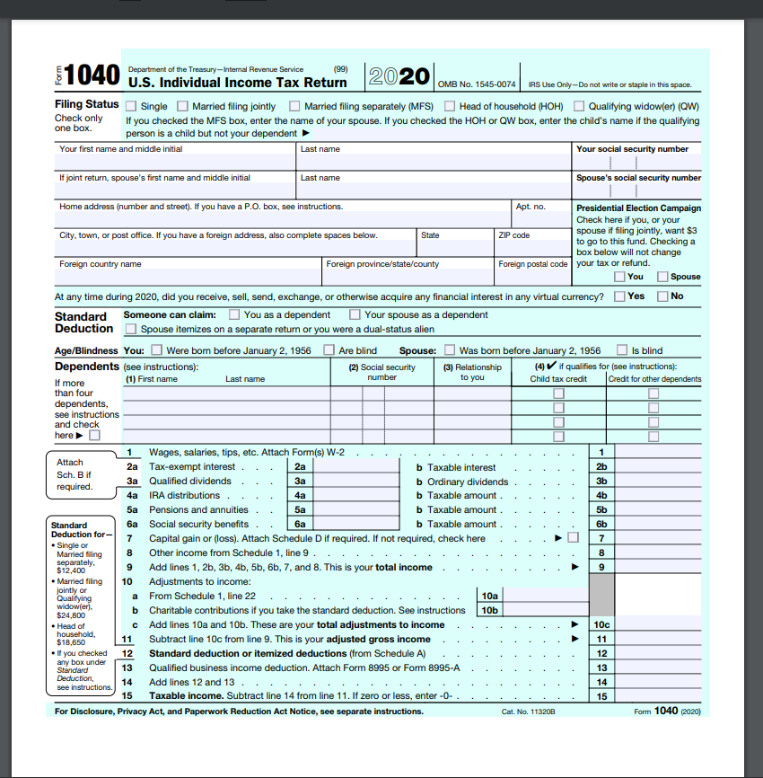 Fill out the appropriate tax form for Russell and | Chegg.com