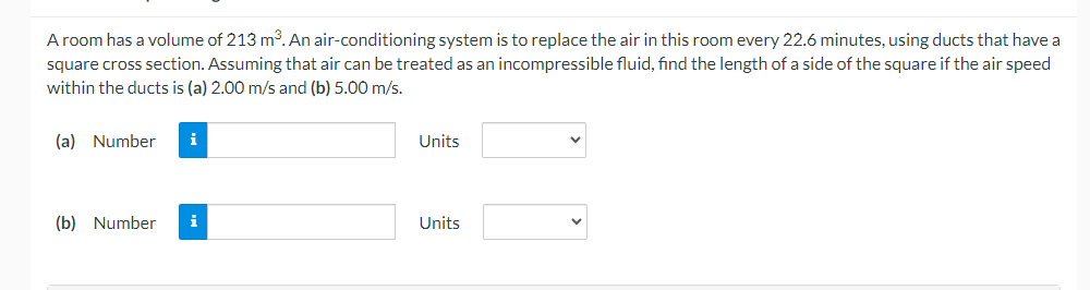 Solved A Room Has A Volume Of 213m3 An Air Conditioning Chegg Com   Ooo3 