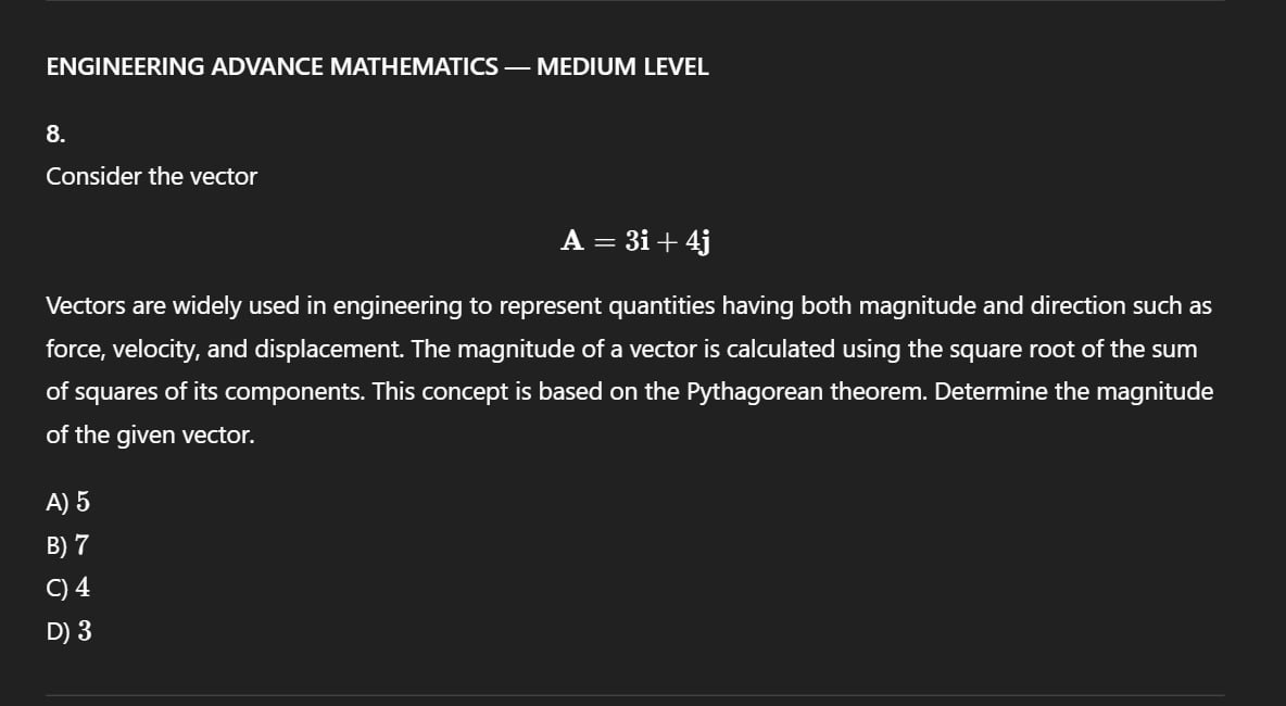 Solved ENGINEERING ADVANCE MATHEMATICS - ﻿MEDIUM | Chegg.com