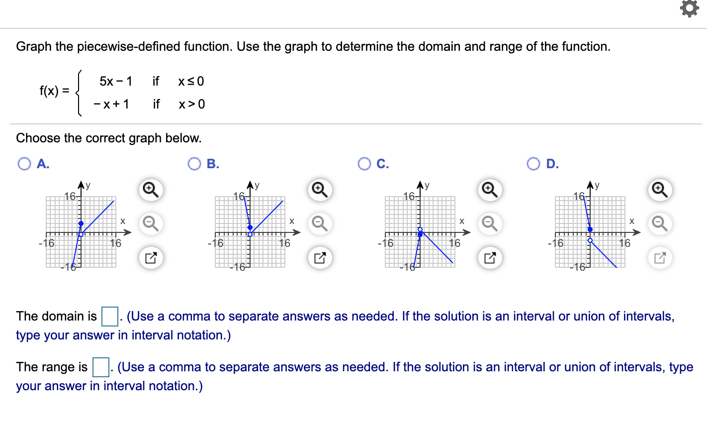 Solved Graph The Piecewise Defined Function Use The Graph Chegg Com
