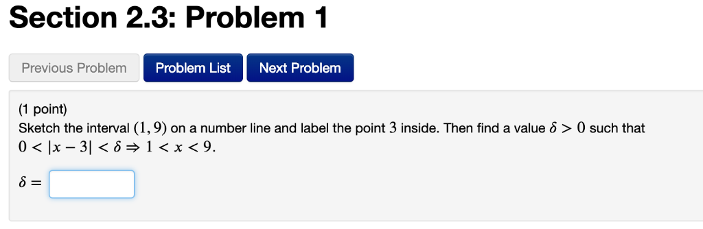 Solved Section 2.3: Problem 1 Previous Problem Problem List | Chegg.com