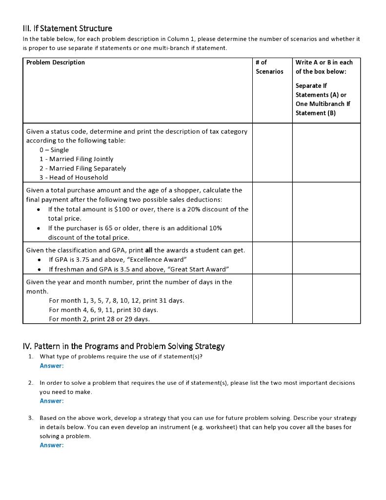 Solved Lab 2: Discovering the Problem Solving Strategies 1. | Chegg.com