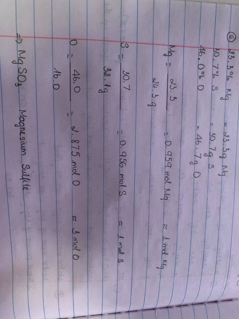 how to calculate mass of oxygen reacted with magnesium