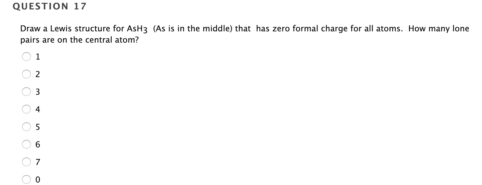 Solved Question 16 Copy Of In The Correct Lewis Structure Chegg Com