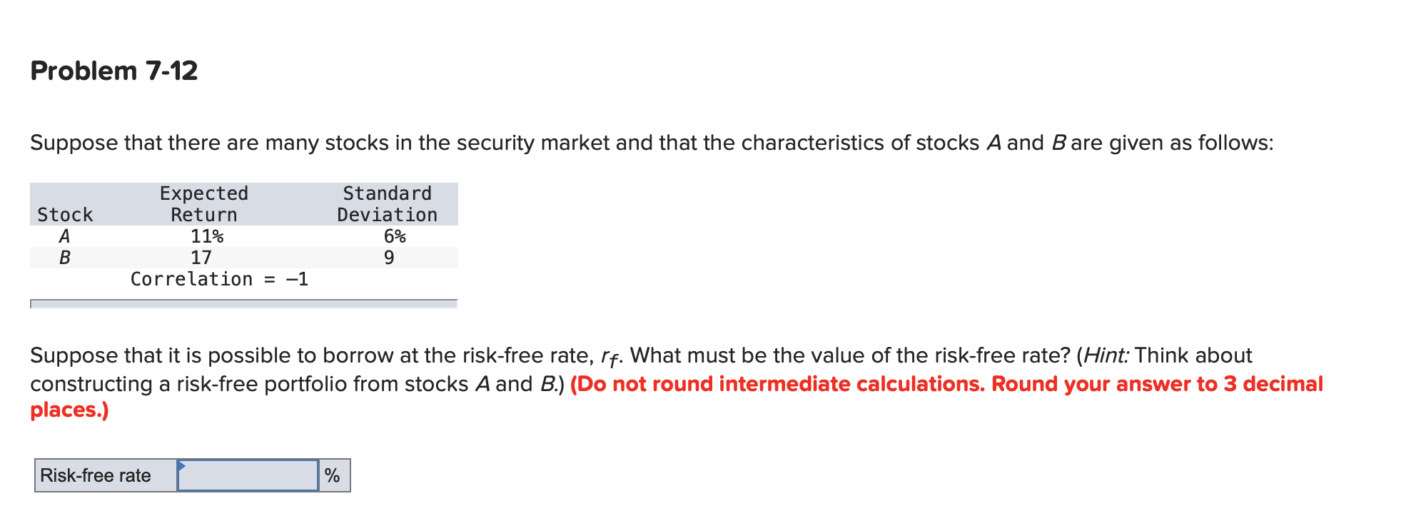 Solved Problem 7-12 Suppose That There Are Many Stocks In | Chegg.com