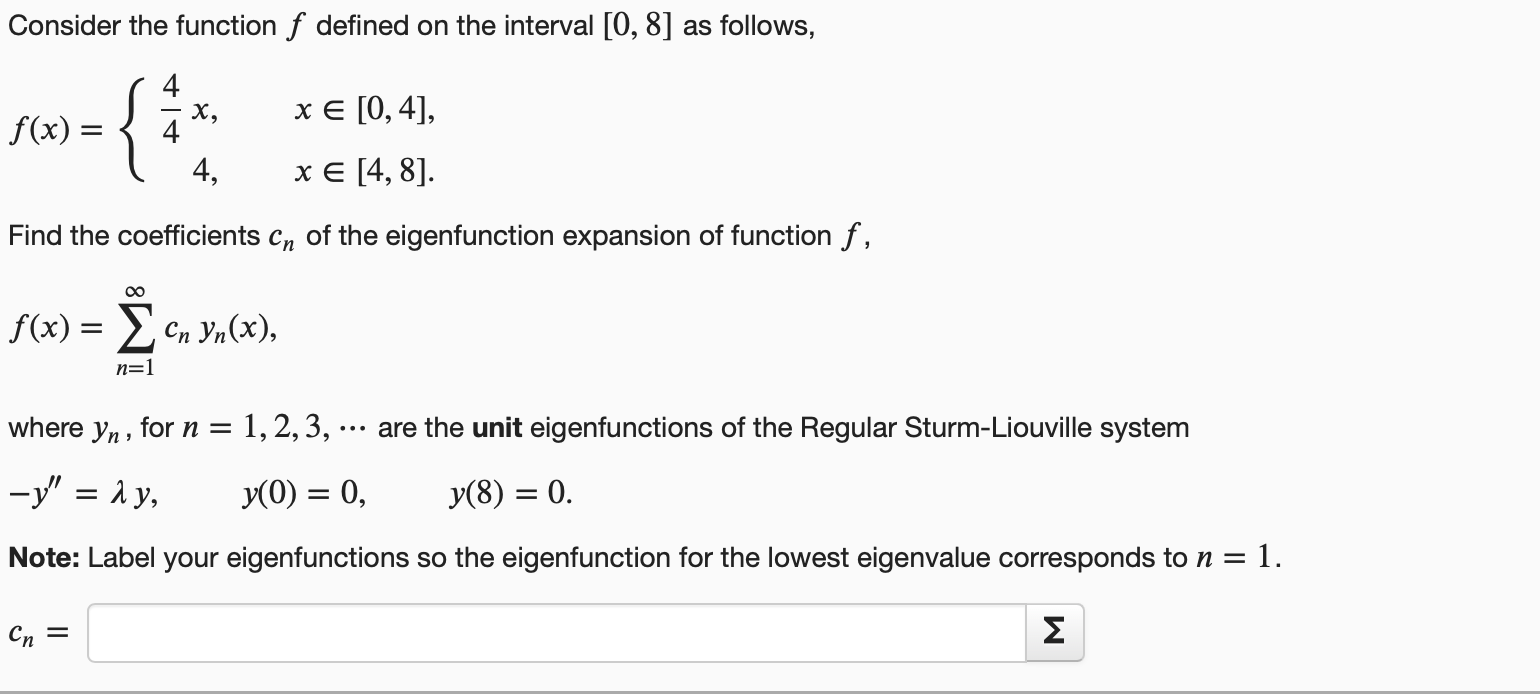 Solved Consider the function f defined on the interval [0,8] | Chegg.com