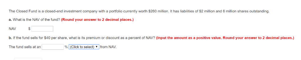 solved-the-closed-fund-is-a-closed-end-investment-company-chegg