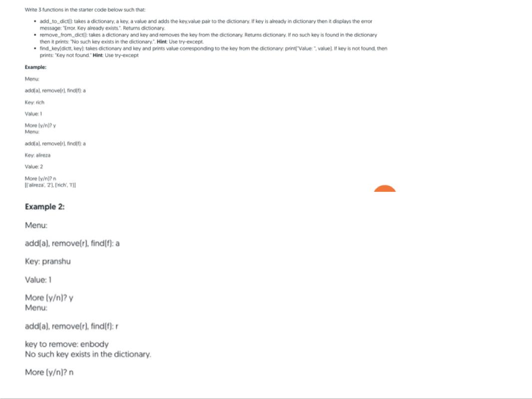 Solved Write 3 tunctions in the starter code below such | Chegg.com