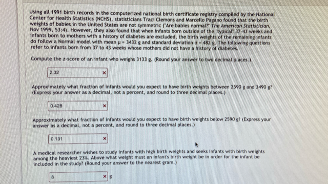 SOLVED: Using All 1991 Birth Records In The Computerized, 54% OFF