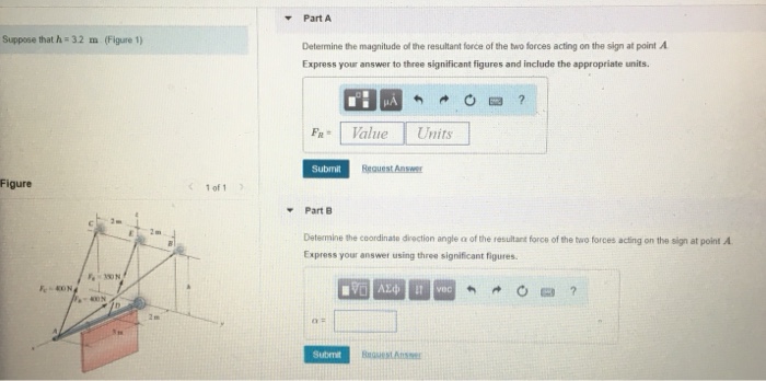 Solved PartA Suppose that h 32 m (Figure 1) Determine the | Chegg.com