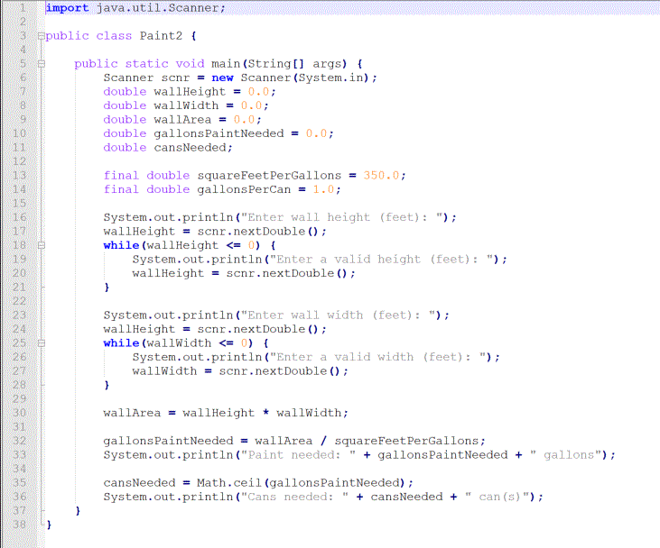 Solved Need help on my Paint2 java assignment. My outputs | Chegg.com