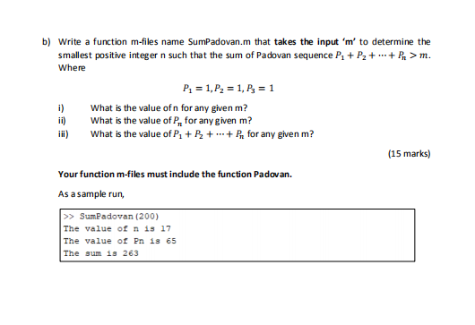 Solved Padovan Sequence. Consider the following recurrence | Chegg.com