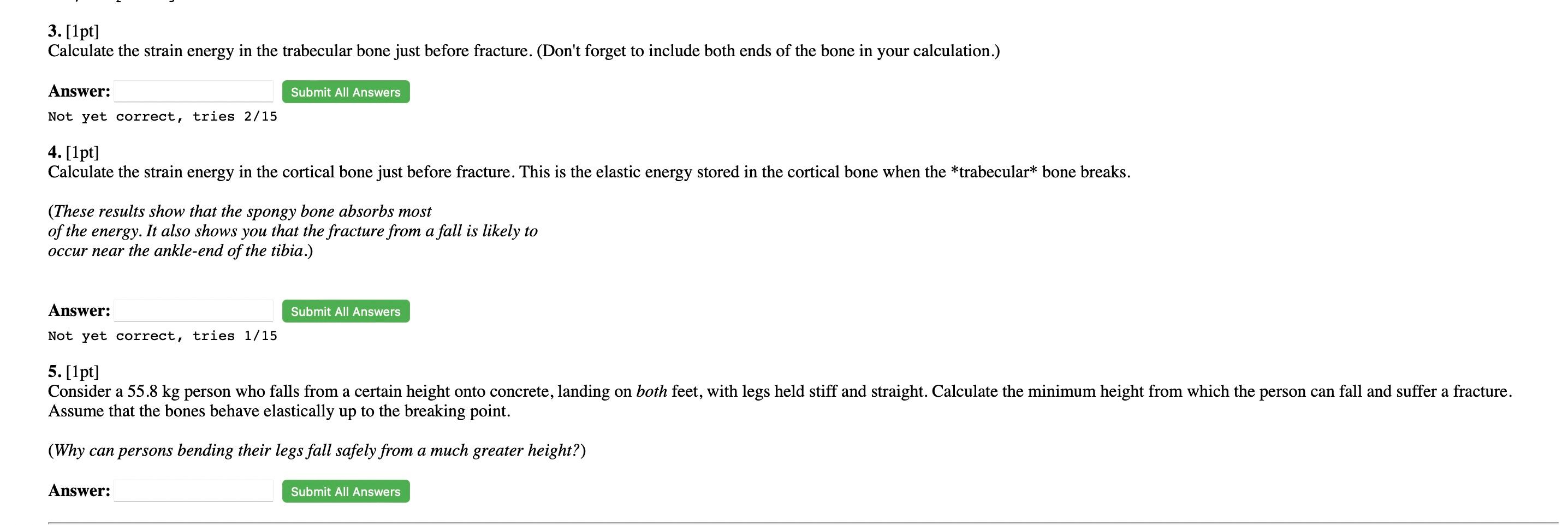 I need help with questions 3, 4 and 5. If all answers | Chegg.com