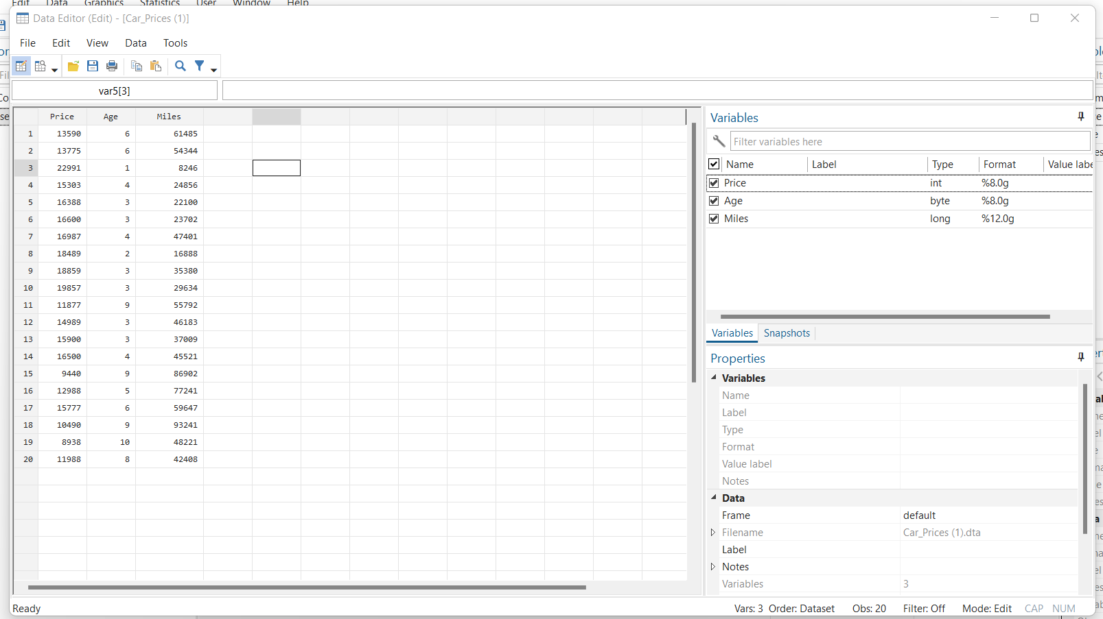 Solved When estimating, provide your STATA output by | Chegg.com