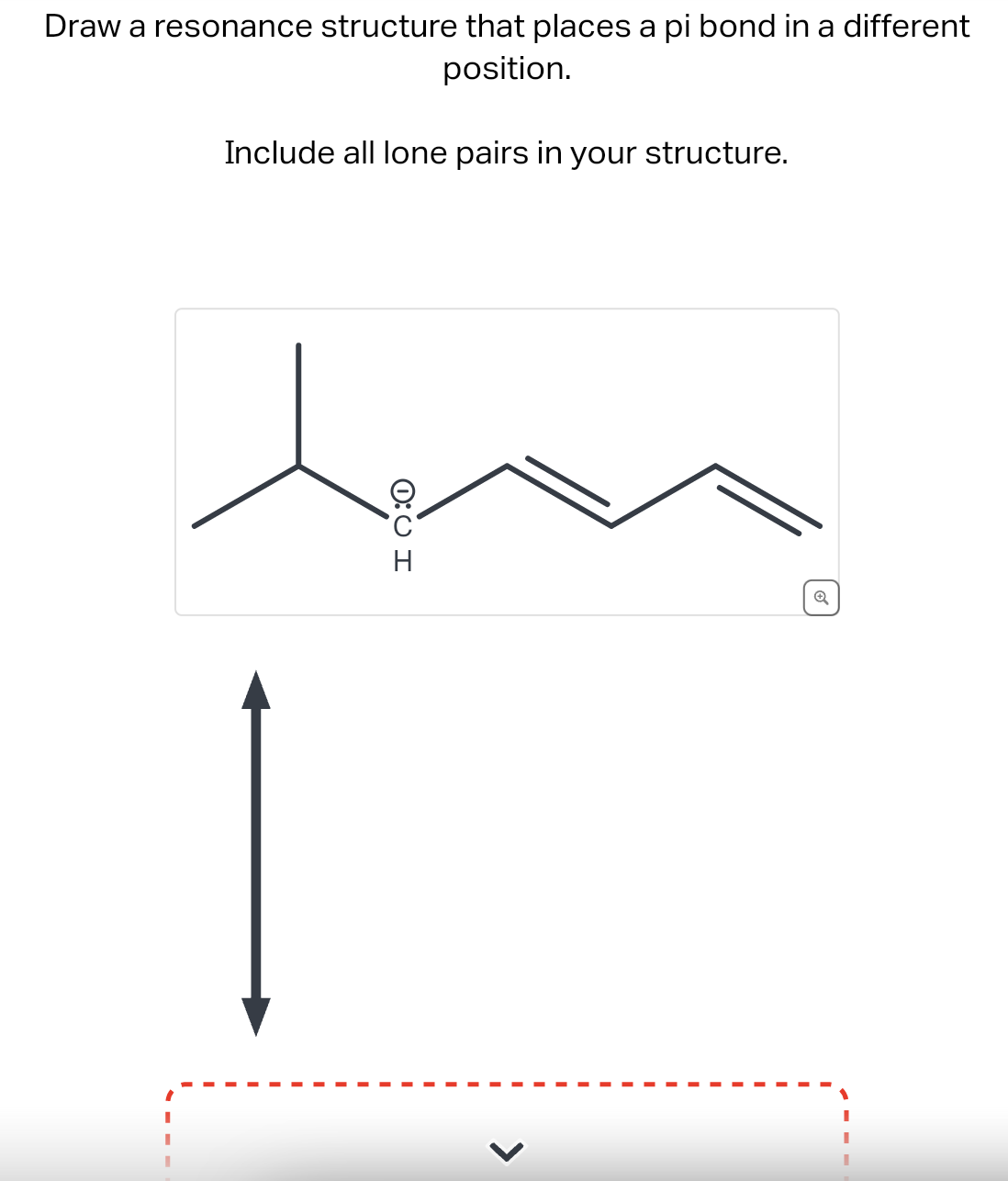 Solved Draw a resonance structure that places a pi bond in a | Chegg.com