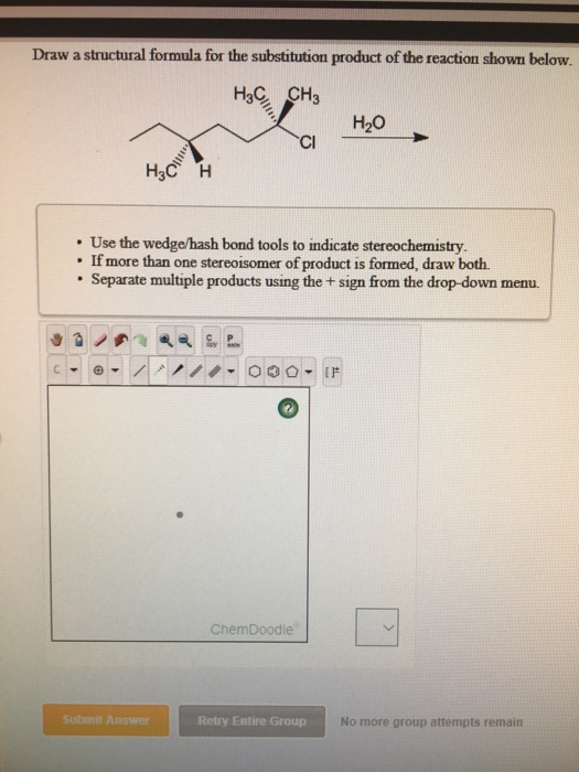 solved-draw-a-structural-formula-for-the-substitution-chegg