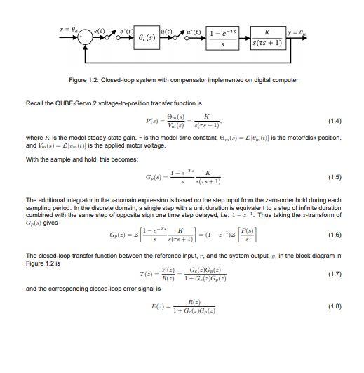 Solved This is a digital control system can you please | Chegg.com