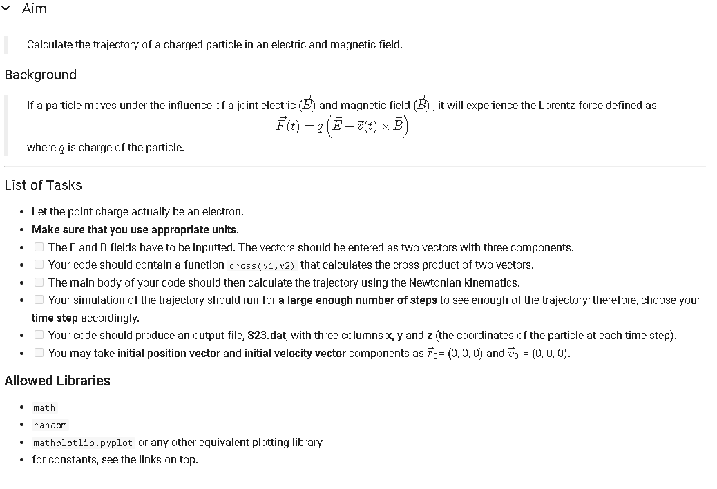 Solved List of TasksLet the point charge actually be an | Chegg.com