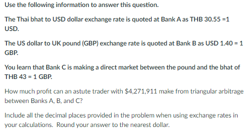 Solved Use The Following Information To Answer This | Chegg.com