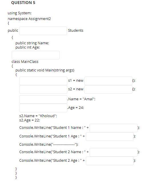 Solved QUESTION 1 What is the correct way for creating a
