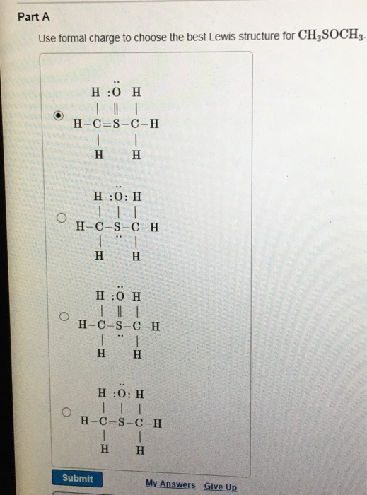 Ch3s(o)ch3 Lewis Structure