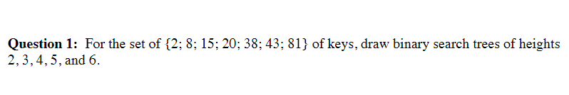Solved Please read the question CAREFULLY and provide the | Chegg.com