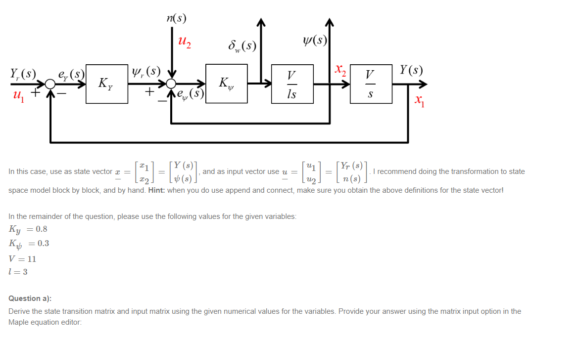 Solved For matrix A and B , A=[[0,11],[-0.88,-1.1]], | Chegg.com
