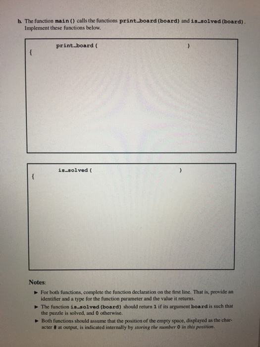 Solved Problem 5 (30 Points) The Slider Puzzle (also Called | Chegg.com