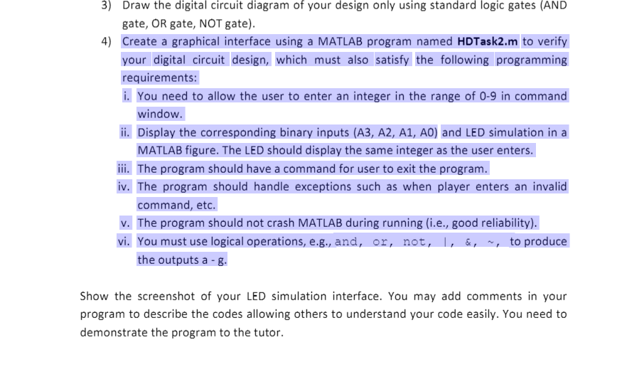 Solved The seven-segment LED (Light Emitting Diode) or LCD | Chegg.com