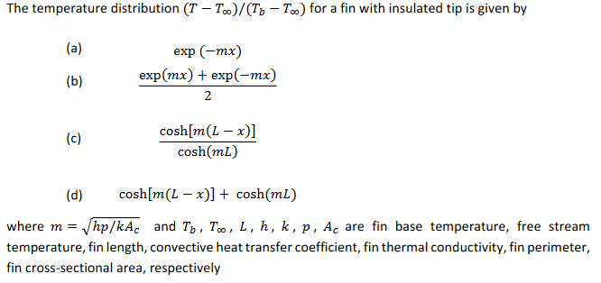 Solved The temperature distribution (T – T..)/(T) – Too) for | Chegg.com