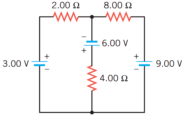 Solved Find the current in the 8.00-\Omega resistor. | Chegg.com