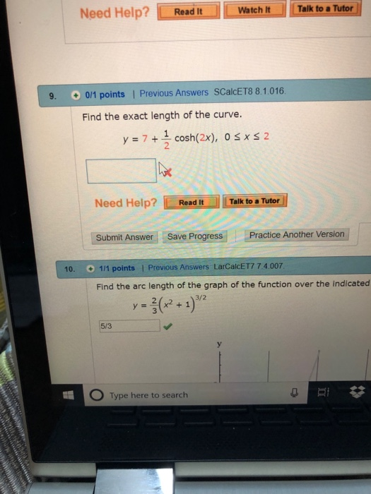 Solved Talk to a Tutor Need Help? Watch It Read It 0/1 | Chegg.com