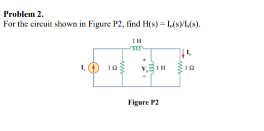 Solved Problem 2. For The Circuit Shown In Figure P2, Find | Chegg.com