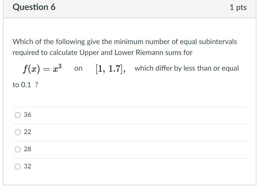 Solved Question 6 1 pts Which of the following give the | Chegg.com